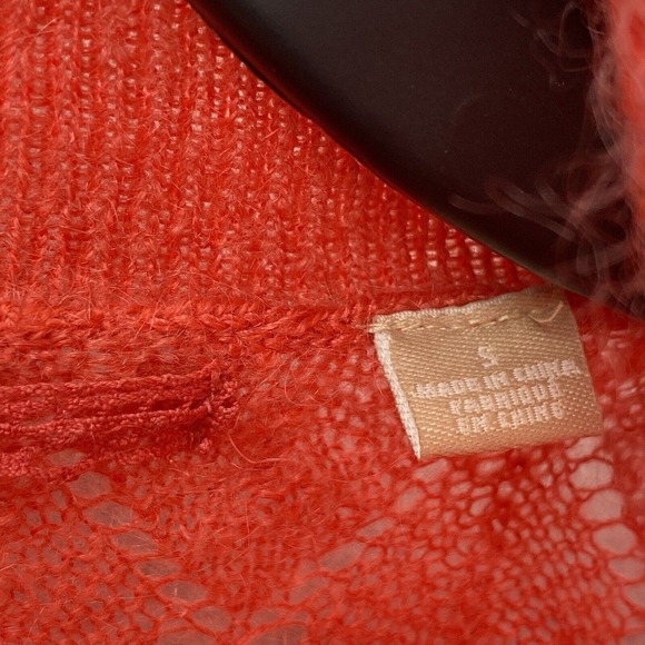 Anthropologie Red Diamond Knit Sweater - Picture 11 of 15